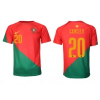 Portugal Joao Cancelo #20 Fußballbekleidung Heimtrikot WM 2022 Kurzarm
